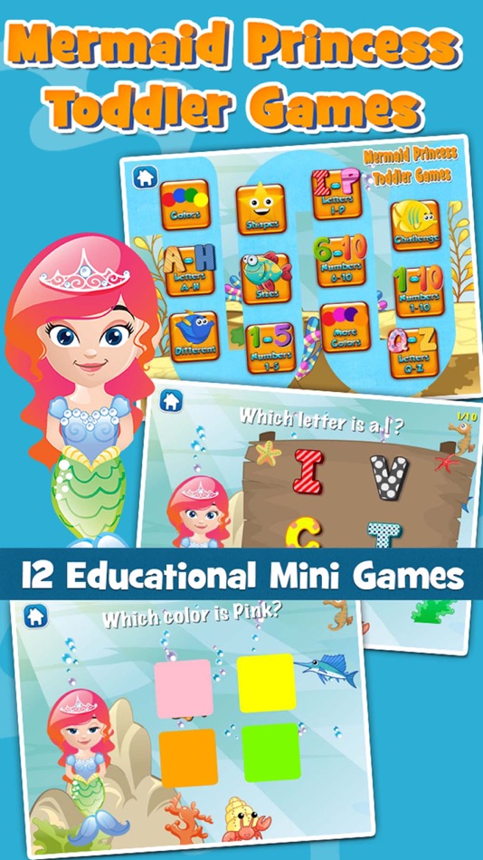 Mermaid Princess Toddler Game - 3.00 - (iOS)