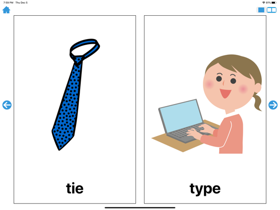 Minimal Pairs/Final Consonants iPad screenshot 7 - Education app