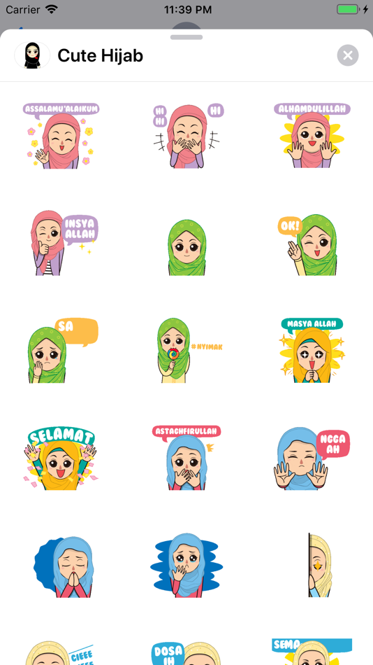 Muslim Hijab Girl Greetings - 1.0 - (iOS)