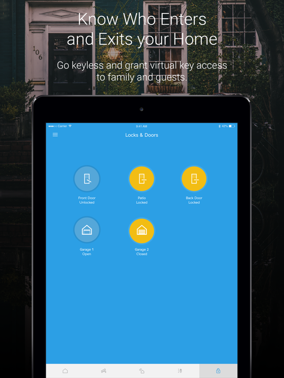 Alder Security iPad screenshot