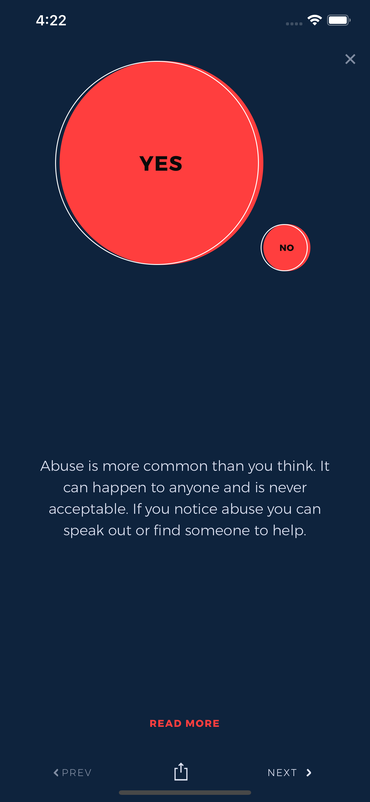 Oi - Be a voice against abuse