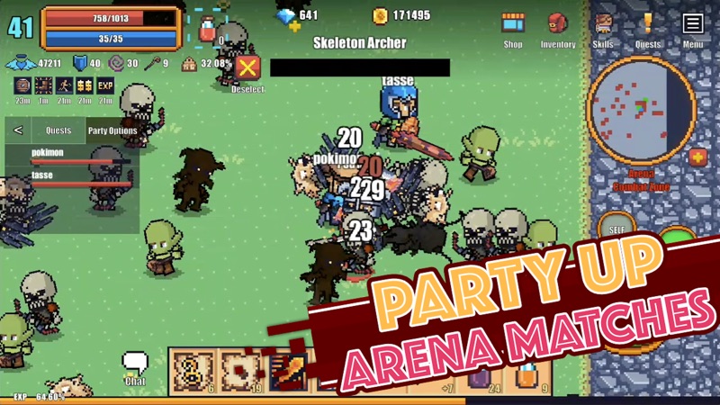 Pixel Knights Online - MMORPG screenshot 6