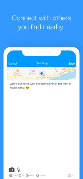 Game screenshot dropdrop - Local Messenger apk