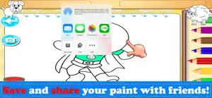 Printable Anpanman Coloring screenshot #2 for iPhone