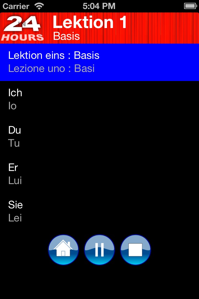 24 Stunden Italienisch lernen screenshot 3