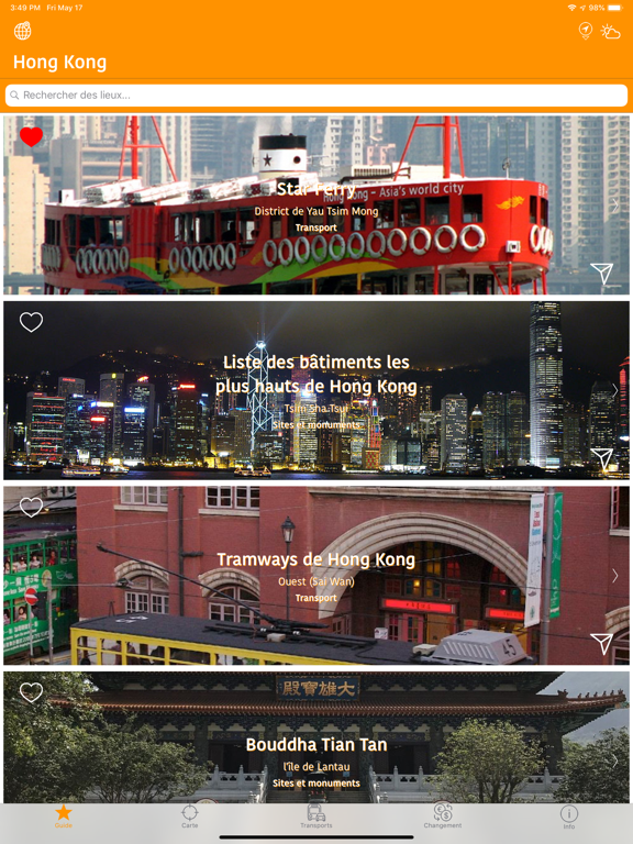 Screenshot #4 pour Hong Kong Carte et Tour Guide