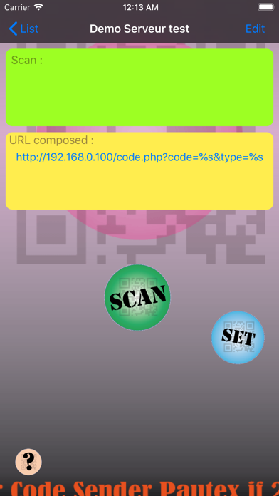 Screenshot #3 pour Bar Code Sender