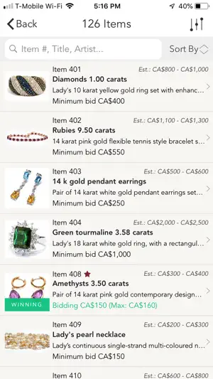 Empire Auctions screenshot 2