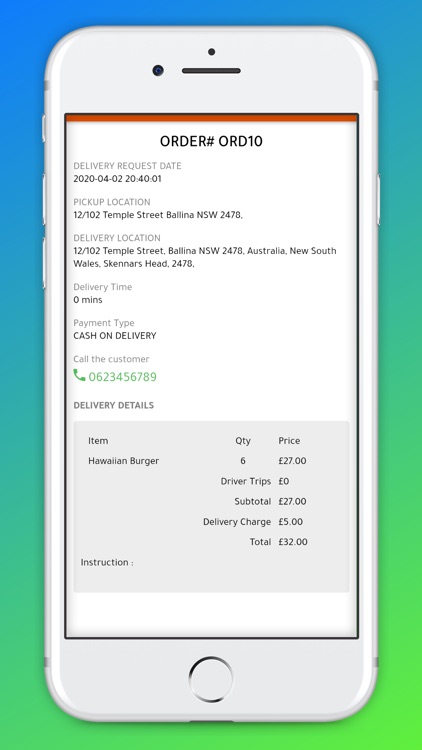 Driver - Localfood2u