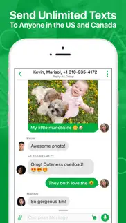 textplus: text message + call iphone screenshot 1