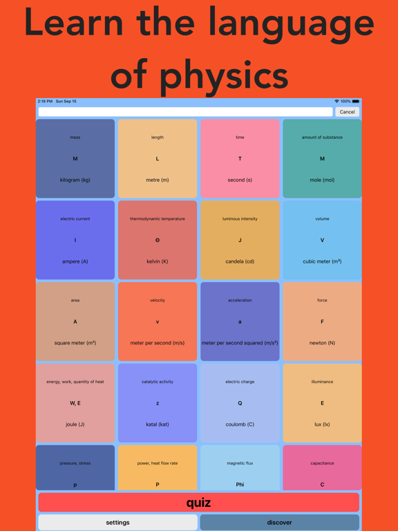 Physics: Learn Formulas