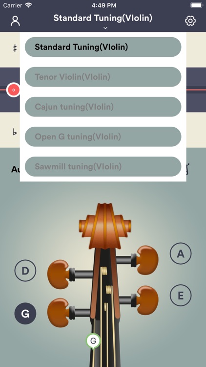 violin tuner -also viola cello