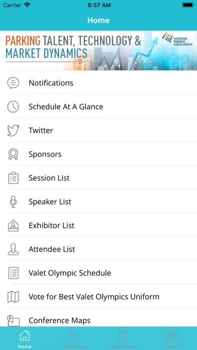 National Parking Association Screenshot