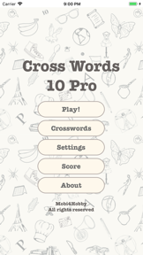 CrossWords 10 Pro screenshot