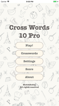 CrossWords 10 Pro screenshot 1