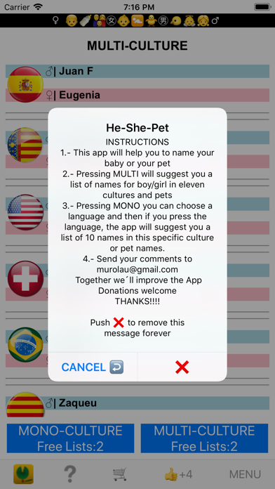 Screenshot #1 pour Name - Baby -  Pet