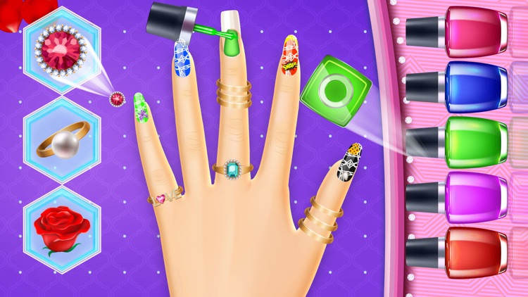 Girly Nail Art Salon