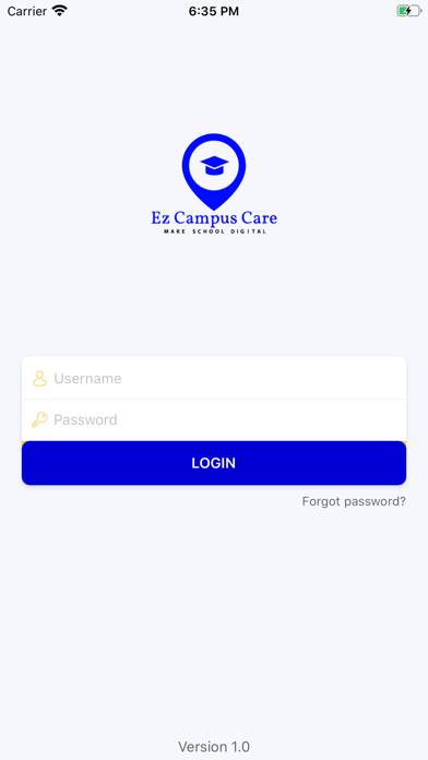 Screenshot #1 pour Ez Campus Care
