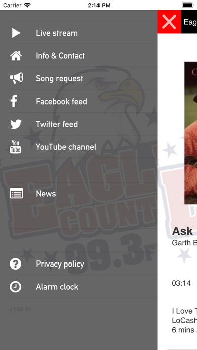 How to cancel & delete Eagle Country 99.3 from iphone & ipad 2
