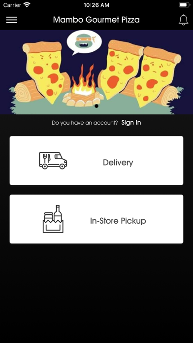 Mambo Gourmet Pizza Screenshot