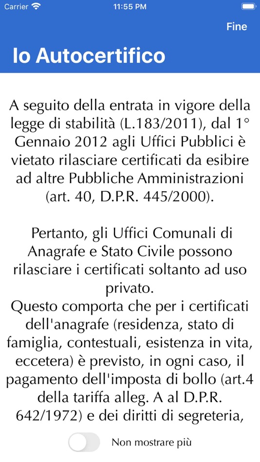 #1. Io Autocertifico (iOS) 由: Roberto avanzi