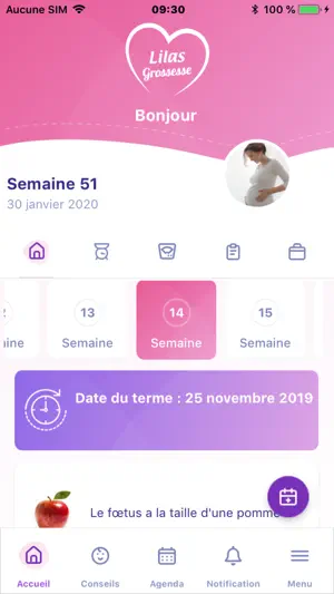 Lilas Grossesse screenshot 2