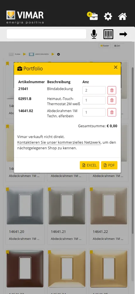 Vimar Produkte