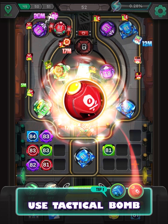 Screenshot #6 pour Cybershock : TD Idle & Merge