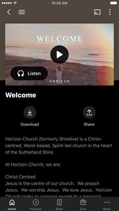 Horizon Church Sydney Screenshot