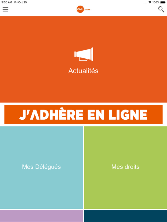 Screenshot #4 pour CFDT SAEME