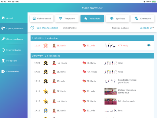 gymtop iPad screenshot 8 - Sports app