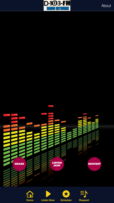 D-103 RADIO NETWORK iPhone screenshot 1 - Entertainment app