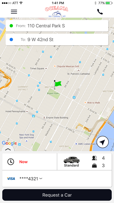 Screenshot #3 pour Oceana Car Service
