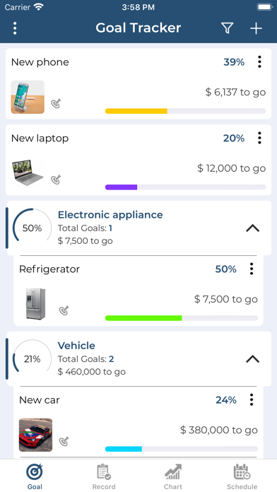 Screenshot #1 pour SaveMoney: Savings Tracker