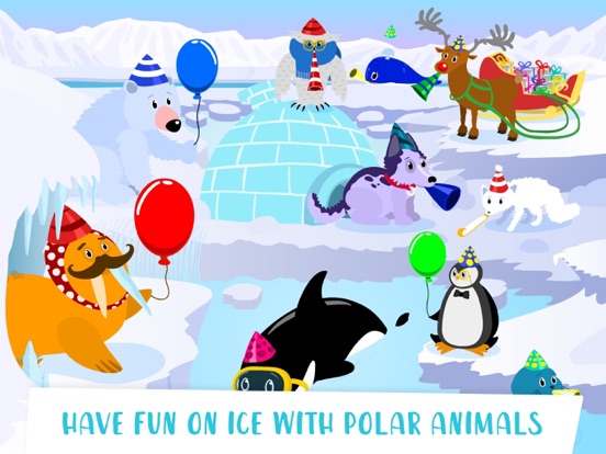 Ruffy the Husky: On Ice iPad screenshot 1 - Education app