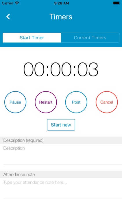 Osprey Approach Time Recording