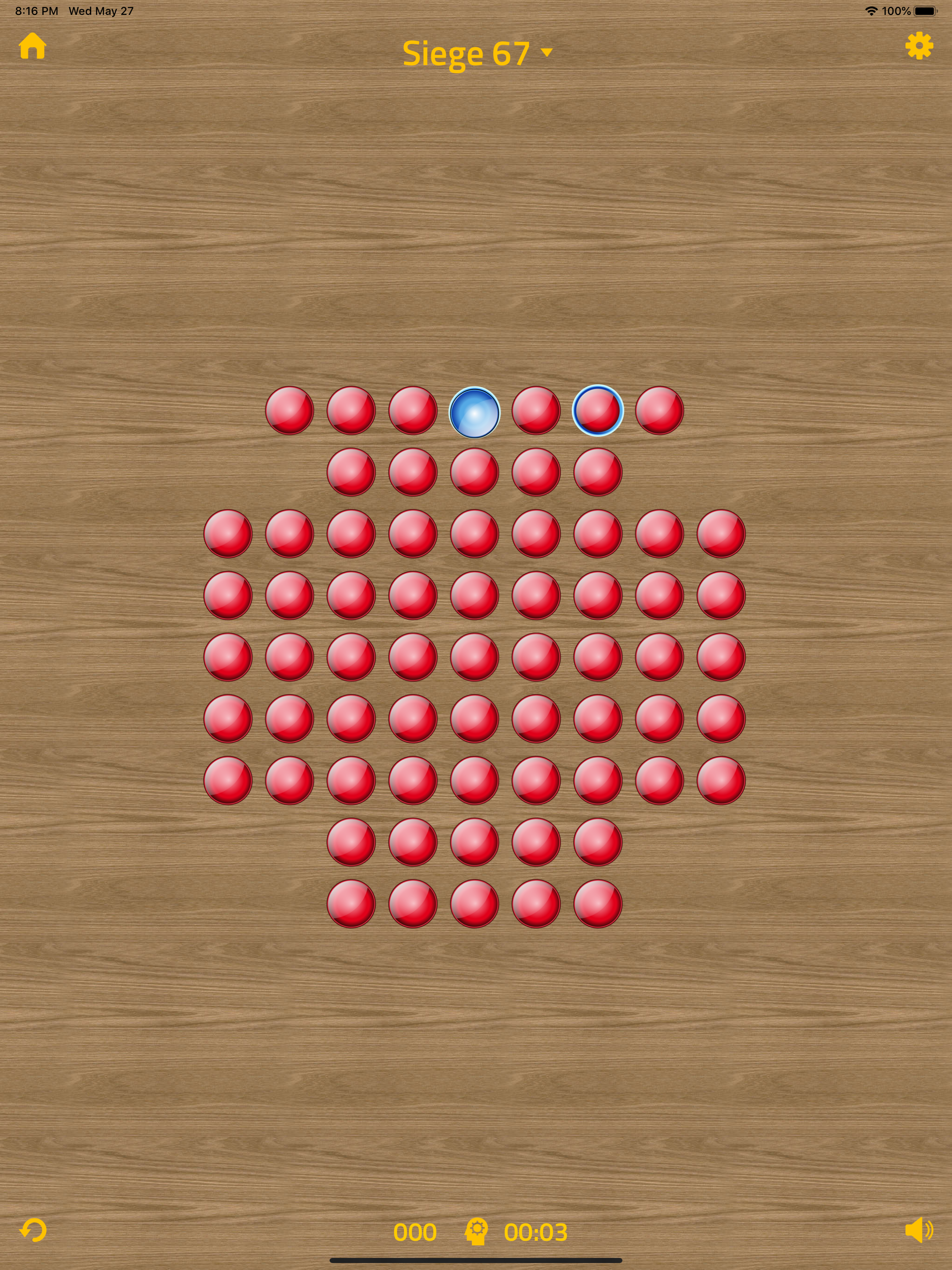 Marble Solitaire - Peg Puzzles