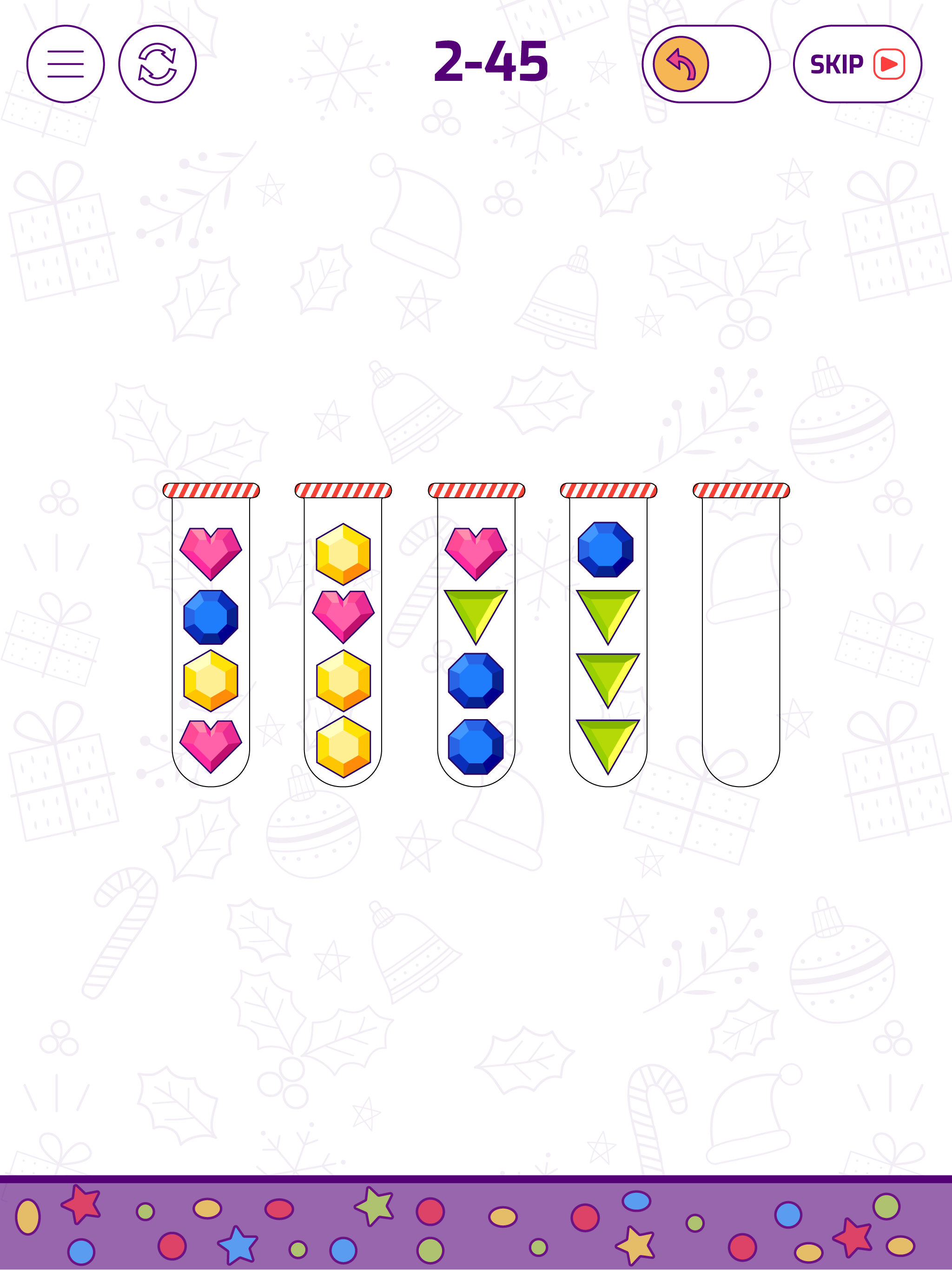 Bubble Sort Color Puzzle Game