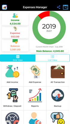 Expense Manager, Money Manager screenshot 1