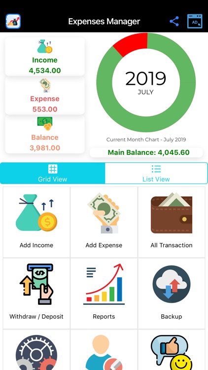 Expense Manager, Money Manager