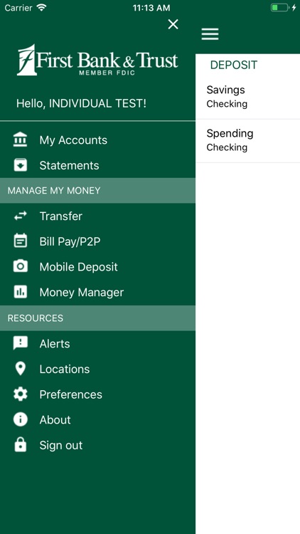First Bank & Trust Mobile App