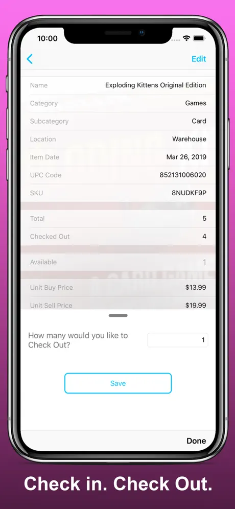 Inventory Now: product tracker