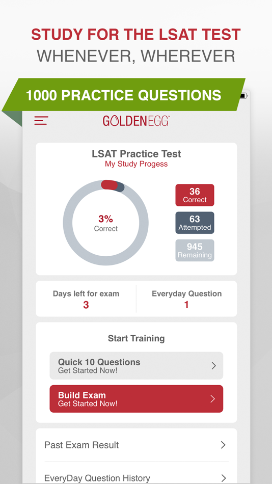 #1. LSAT Practice Test Prep (iOS) 由: MOON MOUNTAIN INC