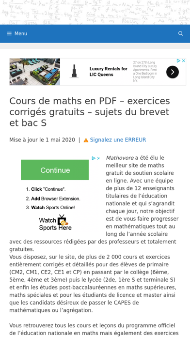 Screenshot #1 pour Mathovore