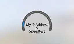My IP address & Speedtest TV app icon