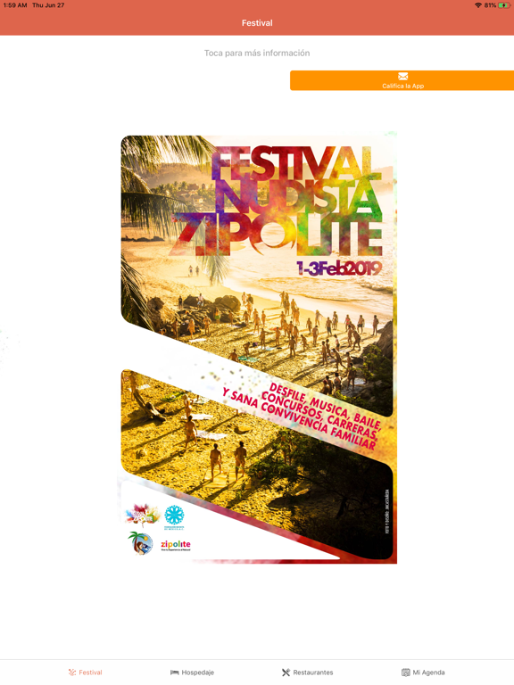 Zipolite iPad screenshot 1 - Travel app