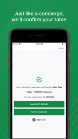 Eat App: Restaurant Bookings screenshot