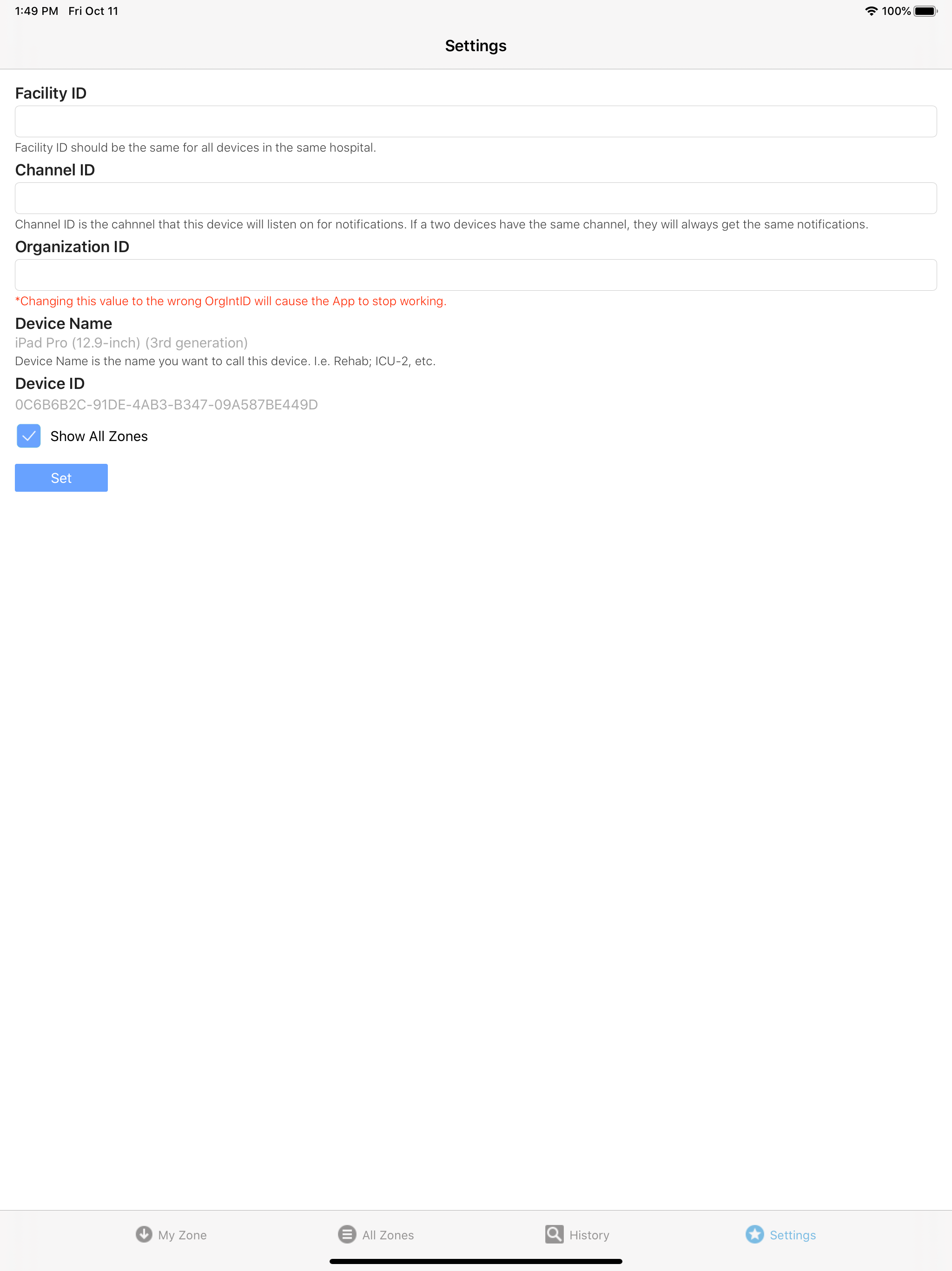 EVS Bedstatus screenshot 7