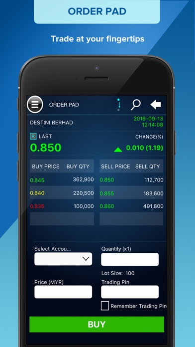 RHB TradeSmart Screenshot