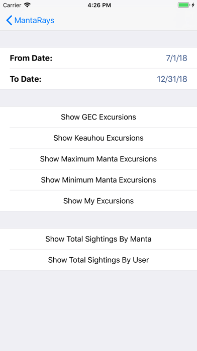 Screenshot #3 pour Manta Ray Tracker